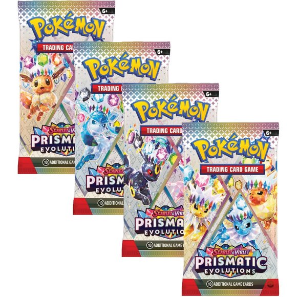 4x 💎 Prismatic Evolutions 💎 Booster Packs - Pokemon Cards - Factory Sealed - Picture 1 of 5